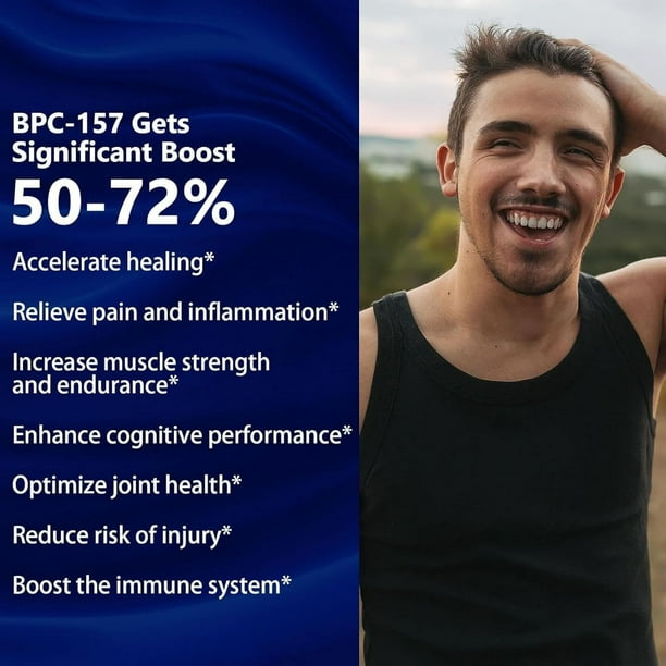 healthletic's bpc-157 arginine salt BPC 157 Caps - 1000mcg, BPC 157, BPC 157 Peptide Caps, Non-GMO, Dairy Free,  Gluten Free - 60 Caps