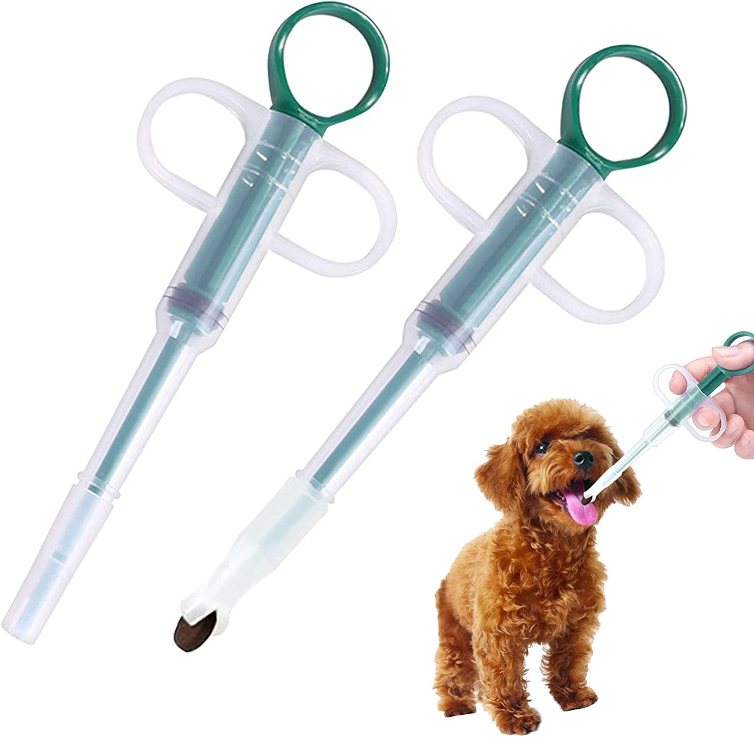 [2 Pack] Cat Pill Shooter Pill Popper for Cats Pill Gun Pet Tablet