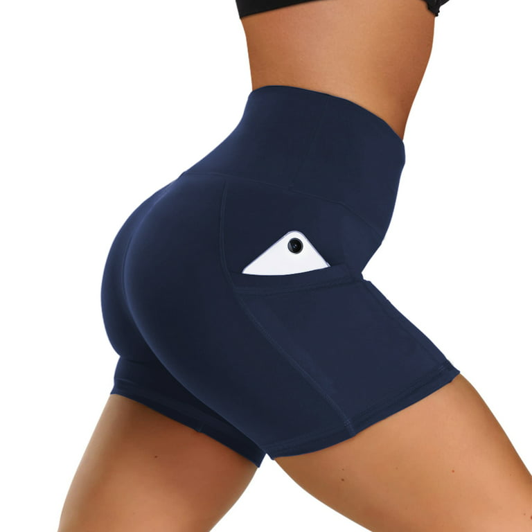 The Power Wear Womens Biker Shorts Leggings Mid Thigh Cotton Thick Yoga  Pants Fitness Bermuda
