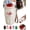 White, variant on Coffee Vacuum Flask, 12oz Portable Coffee Cup with Led Lid & Handle, 316 Stainless Steel Insulated Water Bottle, Coffee Cups With Non Spill Lids Reusable for Home, Office, Outdoor (black)