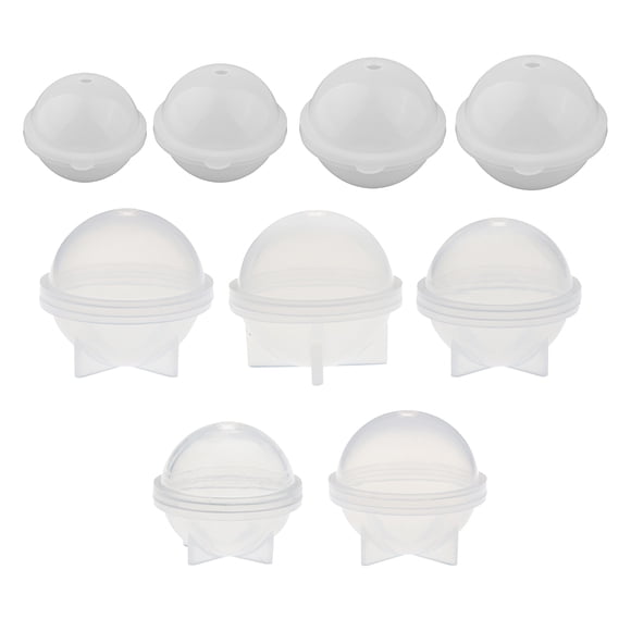 de Bo de Esfera de Silicona de 9 Piezas para Manualidades DIY 20/30/40/50/60/70/80/90 / 100mm Sunnimix Molde de fabricación de joyas