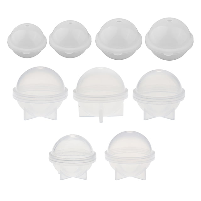 de Bo de Esfera de Silicona de 9 Piezas para Manualidades DIY 20/30/40/50/60/70/80/90 / 100mm Sunnimix Molde de fabricación de joyas
