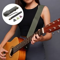 MLINS 1 Set Cotton Guitar Strap with Guitar Picks Guitar Belt Guitar Neck Strap