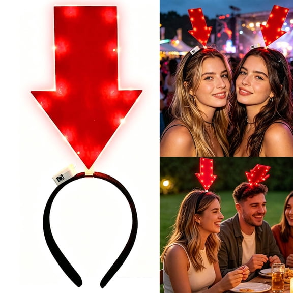 Arrowhead Headband, Funny Arrowhead Hair Bands for Women Girls, Novelty Arrows Symbols Headbands for Women Hairs, Ergonomics Detachable Arrows Symbols Hair Bands, for Hairs Accessories