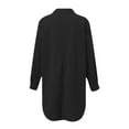 thumbnail image 5 of YUNAFFT Womens Tops Clearance Cardigan Fashion Woman O-Neck Long Sleeve T-Shirt Autumn Button Solid Cardigan Tops Blouse, 5 of 5