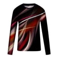 thumbnail image 4 of Pompotops Homme Décontracté Col Rond Manches Courtes Pull Ligne T-Shirt Imprimé 3D en Solde, 4 of 5