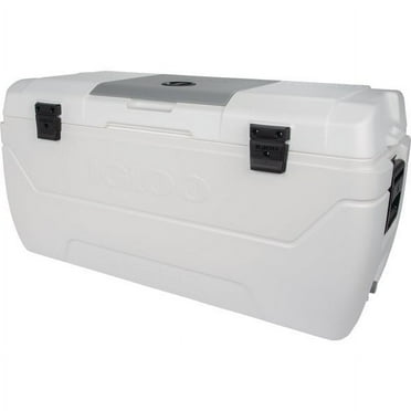 Igloo Contour Maxcold Cooler, 165 quart/156 L, White