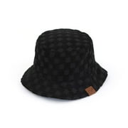 CC Checkered Terry Cloth Bucket