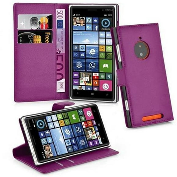 Cadorabo Coque pour Nokia Lumia 830 Cover Book Wallet Screen Protection PU Cuir Magnétique Etui