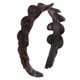 thumbnail image 1 of TABLETREANDS Braid Headband with Teeth Brown Synthetic Hair Perfect for Everyday Use and Special Occasions, 1 of 6