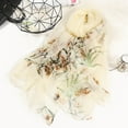 thumbnail image 6 of Baberdicy Silk Scarf Clearance！Scarf Polyester Lightweight Birthday Women Scarf Shawl Fashion Scarves Cream, 6 of 9