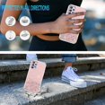 thumbnail image 2 of Compatible with Samsung A13 4G Case Clear Glitter Sparkly Cases Shockproof Samsung Galaxy A13 4G Phone Case Silicone Cute Slim Protective Case (Samsung A13 4G, Pink), 2 of 14