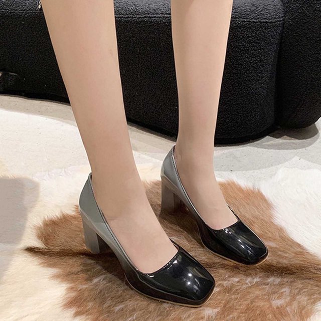 LSLJS Women's Plus-size Fashion Solid Color Waterproof Table Work Shoe Covers High Heel Shoes