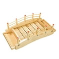 thumbnail image 3 of Bandeja de madera para sushi con forma de puente, adorno para plato, vajilla, plato de madera para servir sashimi L, 3 of 9