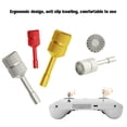 thumbnail image 4 of Tholdsy 2 piezas Control remoto Thumbstick antideslizante Rocker Joystick accesorios repuestos repuesto para Accesorios para aéreos Plata, 4 of 6
