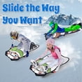 thumbnail image 2 of Character Snow Mat 36 inch - Single Rider Roll Up Mat-Penguin, 2 of 7