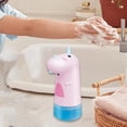 thumbnail image 1 of Dispensador automático de jabón en espuma BLESIY rosa recargable para manos restaurantes y niños, 1 of 8