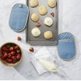 thumbnail image 2 of KitchenAid Asteroid Pot Holder 2-Pack Set, Blue Velvet, 6.5"x10", 2 of 4
