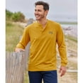thumbnail image 3 of Atlas For Men Mens Button Neck T-Shirt (Pack of 2), 3 of 4