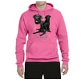 thumbnail image 2 of If It's Not a Black Lab It's Just a Dog Gift | Mens Dog Lover Hooded Sweatshirt Graphic Hoodie, Neon Pink, X-Large, 2 of 3