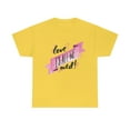 thumbnail image 2 of Love Is All We Need Custom Unisex Heavy Cotton Tee T-shirt, 2 of 9