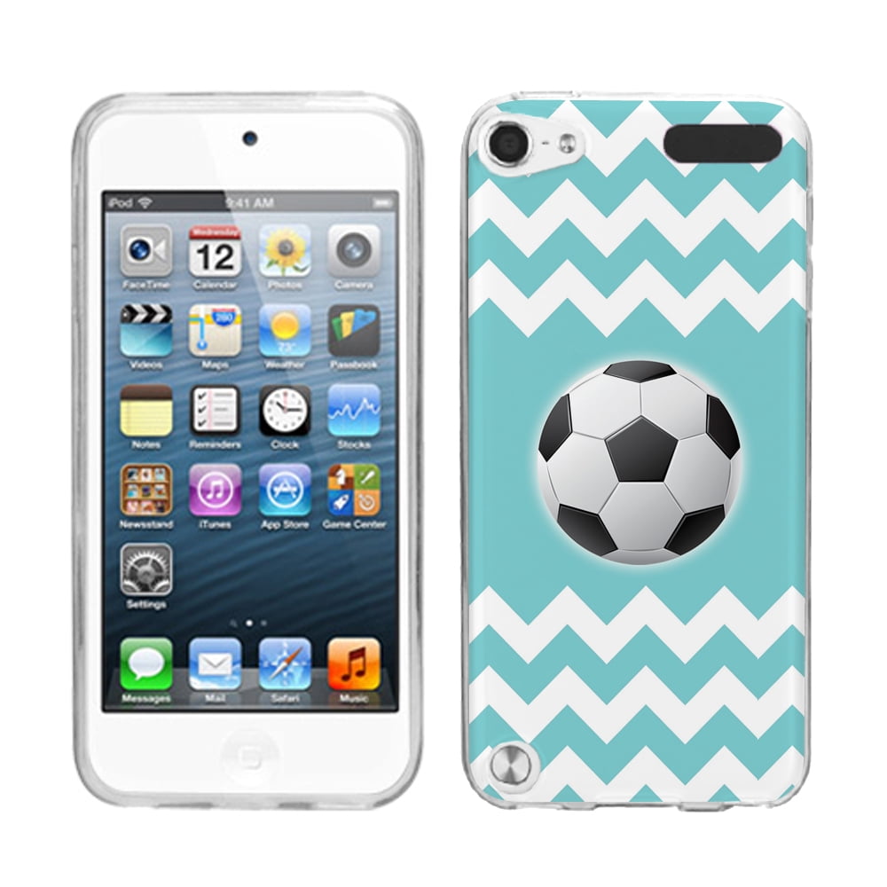 Soccer Girl Futbol Ball Quote Black or White Back Case Cover Apple iPod 4 5 6 
