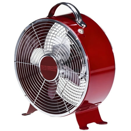 DecoBREEZE Merlot Retro Metal Table Fan - Walmart.com
