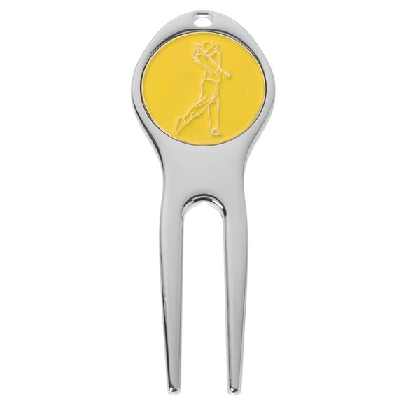 Horquilla para Divots de Golf, Herramienta Profesional para la Reparación de Divots de Golf, Horquilla Portátil para Entrenamiento de Golf