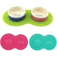 thumbnail image 4 of Pet Food PVC Mat Waterproof Non-slip Pet Feeding Mat Pet Bowl Mat, Pet Feeding Tray For Cats and Dogs (grey), 4 of 4