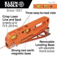 thumbnail image 2 of Klein Tools Laser Line Bubble Level, 2 of 11