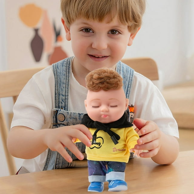 XWSHYW Juguetes para Niños Muñeca de Vinilo Muñeca Simulación Doohickey Juguetes 22 Cm Fresco Bebé Vestir Moda Niños Niñas Regalo
