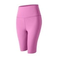 thumbnail image 5 of Mrat Stretchy Pants for Ladies Women's Yoga High Waist Waist Waist Lifting Hip Yoga Pants Drawstring Waist Loose Pants S-623 Hot-Pink S, 5 of 6