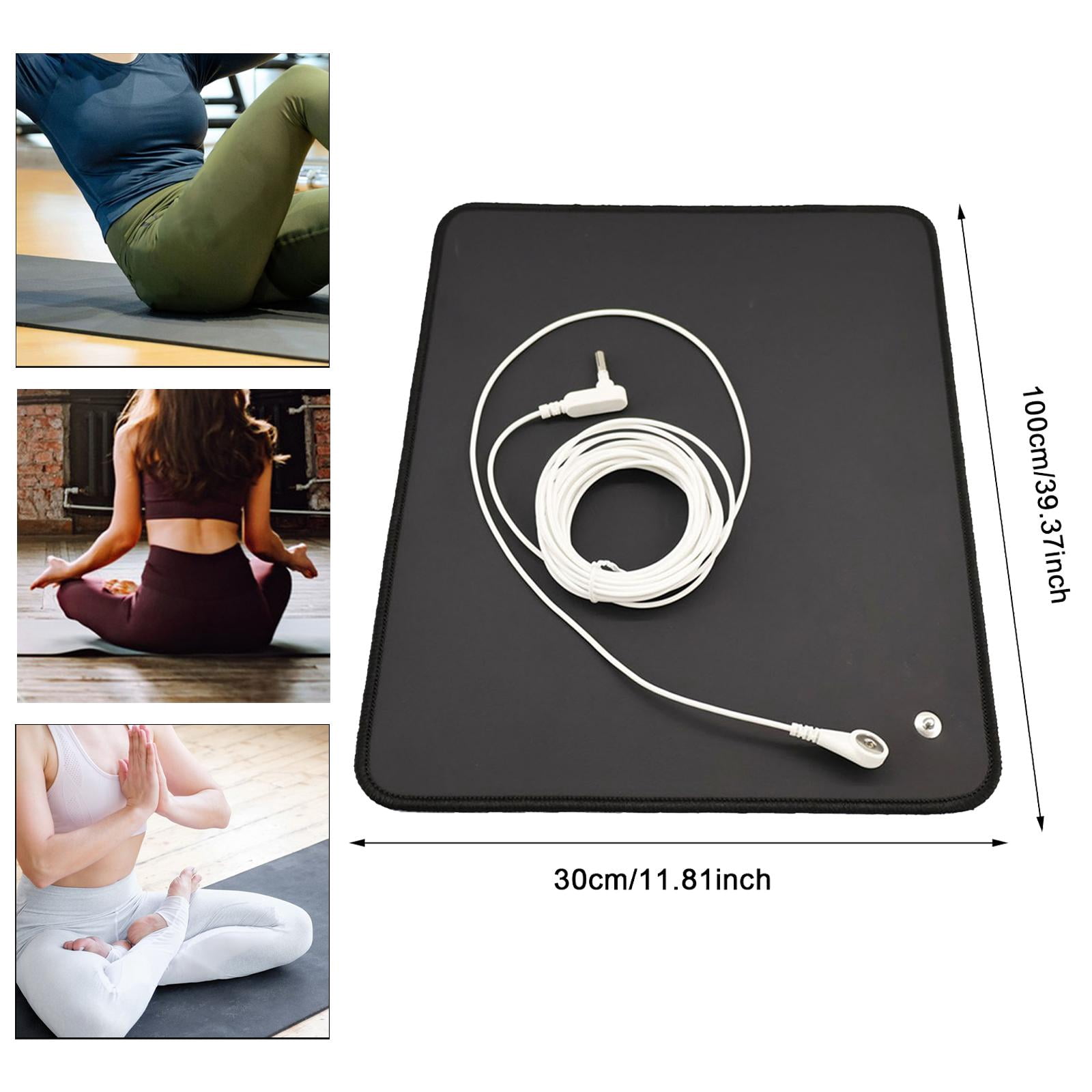 Zxpjkyu Yoga Grounding Mat Earth Mat Anti-slip Anti-static Multipurpose Grounding Mouse 30x100cm