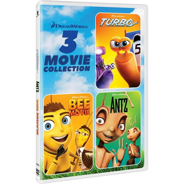 DreamWorks 3-Movie Collection (Turbo / Bee Movie / Antz) [DVD