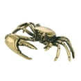 thumbnail image 3 of Figura de cangrejo de latón para decoración del hogar, bonita decoración para pecera, accesorios de adorno. C, 3 of 9