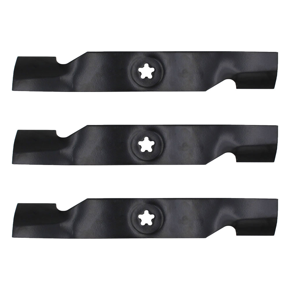 (3) High Lift Mower Blades Fits Husqvarna Riding Mower YTH2148 YTH2448 Replaces 532180054