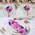 thumbnail image 2 of Cloth Napkins Set of 6 - 20x20 Inches, Watercolor Floral Washable Reusable Table Napkins, Spring Flowers Botanical Vintage Soft & Absortbent Dining Napkin for Party Wedding Hotel Restaurant, 2 of 8