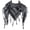 Gray, variant on Desert Shemagh Scarf Soft Fringed Arab Headscarf Unisex Keffiyeh Bandana Unisex Headwrap Arabian Scarf Head Covering