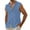 Light Blue, variant on ZCFZJW Men's Sleeveless Cotton and Linen Shirts Summer Button Up Beach Tank Tops Loose Lightweight Casual Basic Vacation Tank Tees Shirt Army Green L