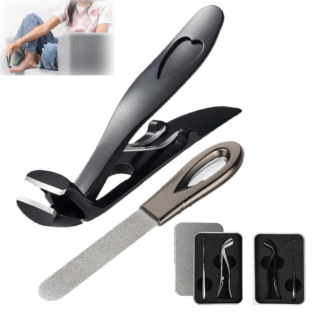 Cortaúñas para personas mayores XINYU Cumulus Pro Ergonómico negro
