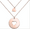 RoseGold_1, variant on Mother and Daughters Necklace Set- Mom and Daughter Jewelry- Gift for Mom- Mother's Day Gift
