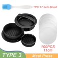 thumbnail image 1 of Hamburger Meat Press Maker Round Shape Non-Stick Stuffed Burger Patties Beef Grill Pie Press Mould Maker Kitchen Accessories, 1 of 5