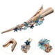 thumbnail image 3 of Pinza de pelo delicada Diseño de flores vintage Barrettes Aleación Pinza de pico de pato grande, 3 of 6