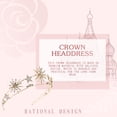 thumbnail image 3 of Mersess Elegant Girls Headdress Delicate Star Shiny Wedding Hair Accessory for Brides and Special Occasions, 3 of 10