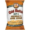 Old Dutch Cheddar & Sour Cream Rip-L Potato Chips, 12 oz