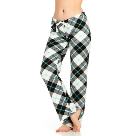 DARESAY Women's Super-Soft Plush Fleece Pajama Bottoms/Printed Lounge (Best Lounge Pants Womens)