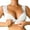 White, variant on Women's Plus Size Front Hook Closure Bras Deep V Fixed Cups Breastfeeding Bralettes with Stretchy Lace Wide Straps Smooth and Seamless Comfort Push up Nursing Bra Light Pink L