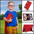 thumbnail image 6 of for Samsung Galaxy Tab S9/S9FE/S8/S7 11 inch Case Heavy Duty Kids Shockproof Rugged Protective Case with Foldable Kickstand for Boys Children for Samsung Tab S9/S9FE/S8/S7 SM-X710/X510,Red+Black, 6 of 7