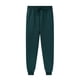 thumbnail image 4 of Pantalones deportivos de longitud completa para hombre, con cierre de pie, informales, elásticos, transpirables, para fitness, para correr, entrenamiento, con cordones, elásticos, de poliéster., 4 of 5