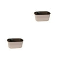thumbnail image 3 of Maceta Rectangular Billuyoard de Plástico para Vegetales Blanco 2Conjunto, 3 of 6